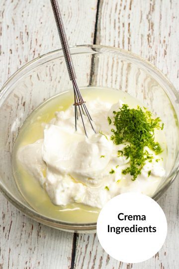 crema ingredients