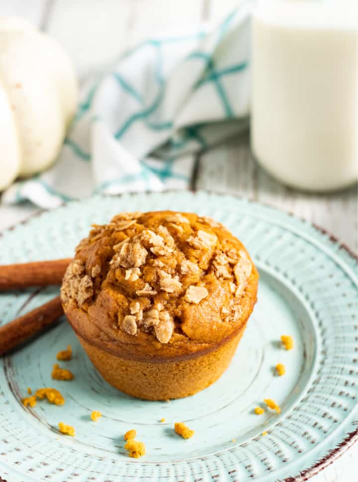 Banana Pumpkin Muffins With Streusel Topping