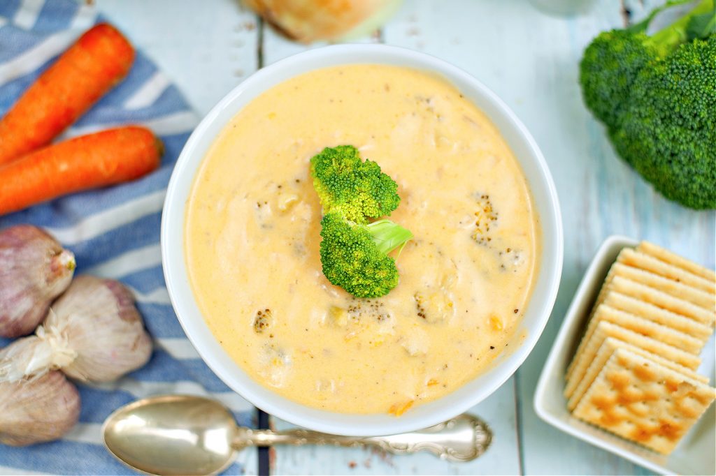 instant pot panera broccoli cheddar soup