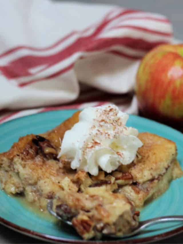 Apple Bread Pudding Story